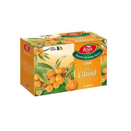 Ceai cu catina, 20 plicuri, Fares