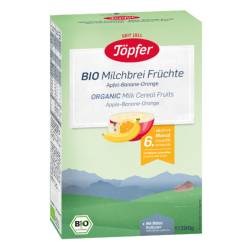Cereale din Gris de Grau cu Lapte si Fructe, +6 luni, 200 g, Topfer