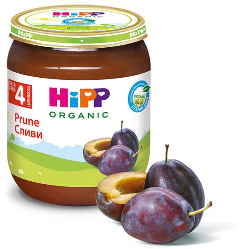 HIPP ECO Piure de prune, 125gr