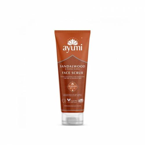 Ayumi Exfoliant facial cu Lemn de Santal si Ylang Ylang, 125 ml