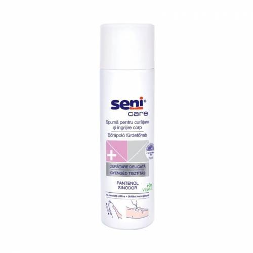 SENI CARE Spuma curatare sI ingrijire corp, 500 ml