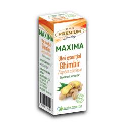 Ulei estential de ghimbir Maxima, uz intern, 10 ml, Justin Pharma