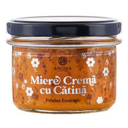 Miere crema cu catina, 220g, Aronia