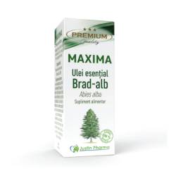 Ulei esential de brad alb Maxima, uz intern, 10 ml, Justin Pharma