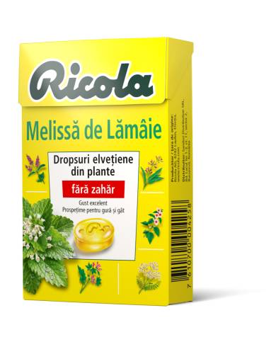 Dropsuri din plante Lemon Mint, 40g, Ricola