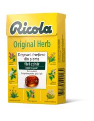 Dropsuri din plante Original Herbs, 40g, Ricola