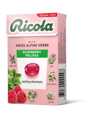 Dropsuri din plante Raspberry Melissa, 40g, Ricola