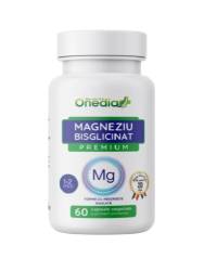 MAGNEZIU BISGLICINAT PREMIUM 60, capsule vegetale, ONEDIA