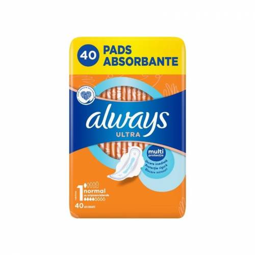 Always Ultra Quattro marimea1, 40 bucati