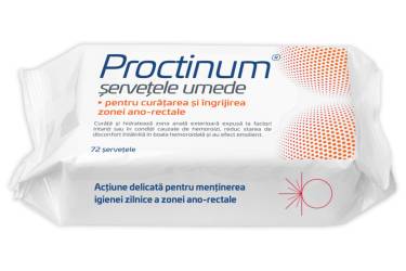 Zdrovit Proctinum servetele x 72