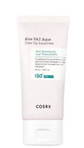 Crema de fata cu SPF50+ Aloe 54.2 Aqua Tone Up 50ml - COSRX