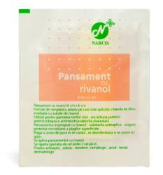 Leucoplast cu rivanol 8x6cm, 1 bucata, Narcis