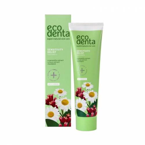Ecodenta Pasta de dinti cu extract de galbenele pentru dinti sensibili, 100ml