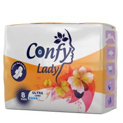 Absorbante Ultra Long, 8 bucati, Confy