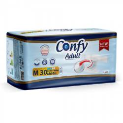 Scutece pentru incontinenta adulti Medium Jumbo, 30 bucati, Confy