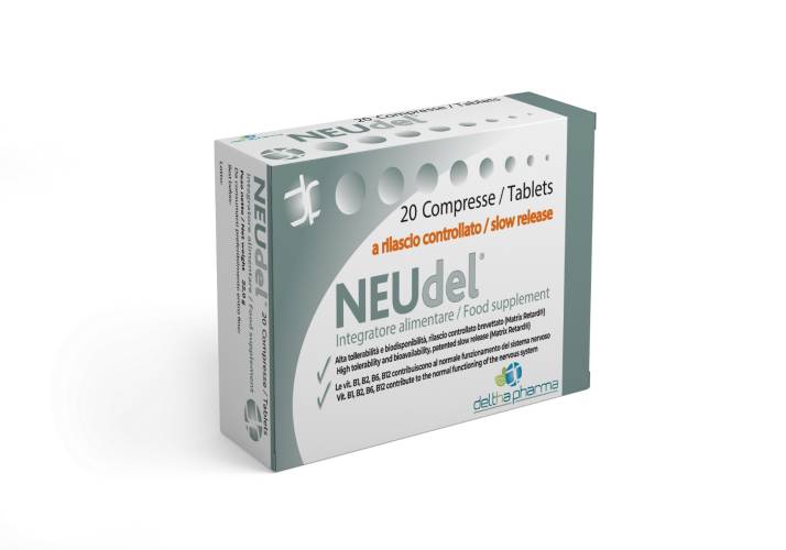 Neudel pentru sustinerea functiei nervoase, 20 tablete, Deltha Pharma