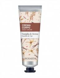 Crema de corp parfumata cu vanilie si ovaz, 75 ml, Family Bioearth
