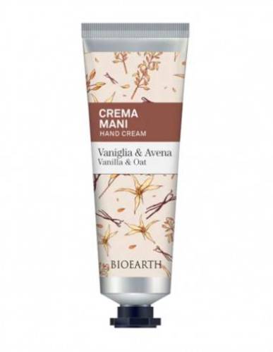 Crema de maini cu vanilie si ovaz, 30 ml, Family Bioearth