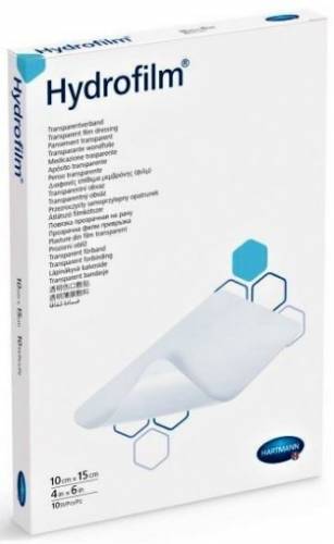Hartmann Hydrofilm plasture transparent autoadeziv 10cm/15cm - 10 bucati