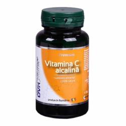 Vitamina C alcalina, 60 capsule, DVR Pharm