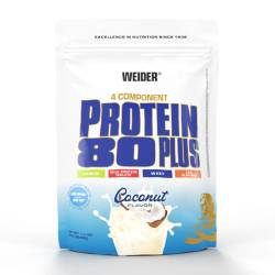 Pudra proteica cu aroma de Cocos Protein 80+, 2kg, Weider