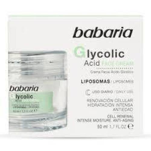 Crema anti-aging cu Acid Glicolic, 50 ml, Babaria