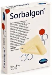 Hartmann Sorbalgon pansament cu alginat de calciu 5cm/5cm - 10 bucati