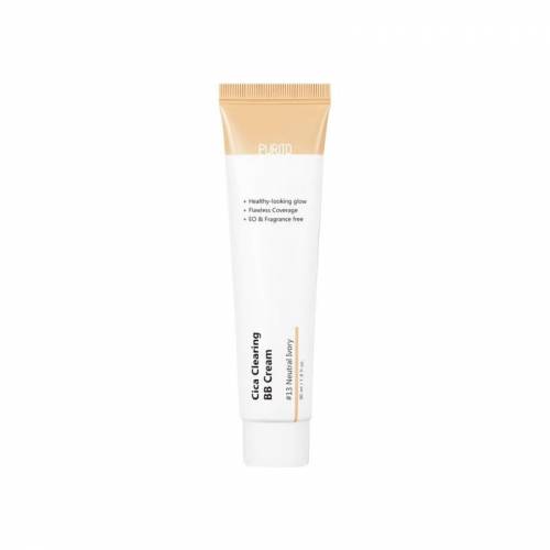 PURITO Cica Clearing Crema Coloranta de fata BB Cream 13 Neutral Ivory, 30ml