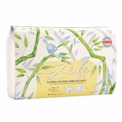 Zuluff scutece din bambus, marimea 3, 6-11KG, 32 bucati
