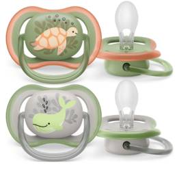 Avent SCF085/60 Suzete Ultra Air 6-18 luni verde/gri 2 bucati