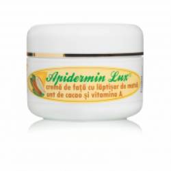 Crema de fata cu laptisor de matca, unt de cacao si vitamina a- Apidermin lux 50ml APIDERMIN