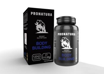 Body Building, ajuta la cresterea masei musuclare, 120 capsule, Medica - Pro Natura