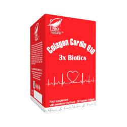 Collagen Cardio Q10 3 x Biotics, 20 plicuri, Medica - Pro Natura