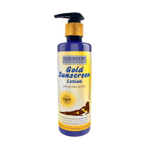Lotiune pentru prevenirea arsurilor solare, Gold SunScreen Lotion, 200 ml, Medica - Pro Natura