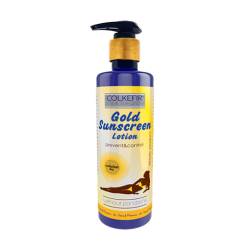 Lotiune pentru prevenirea arsurilor solare, Gold SunScreen Lotion, 200 ml, Medica - Pro Natura