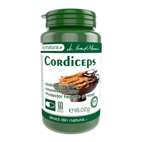 Cordiceps, 190 mg, 60 capsule, Medica - Pro Natura