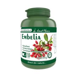 Embelia, ajuta la eliminarea parazitiilor intestinali, 150 capsule, Medica - Pro Natura