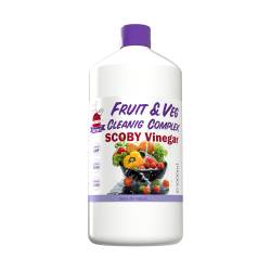 Solutie pentru curatarea si protejarea alimentelor, FRUIT & VEG CLEANING COMPLEX SCOBY, 1 L, Medica - ProNatura