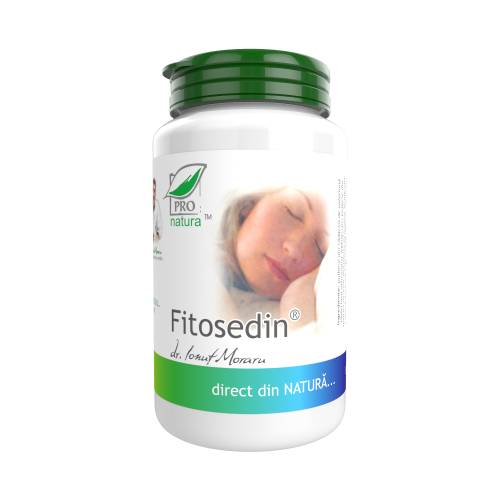 Fitosedin, sustine organismul in perioadele de stres, 60 capsule, Medica - Pro Natura