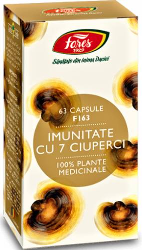 Fares Imunitate cu 7 ciuperci - 63 capsule