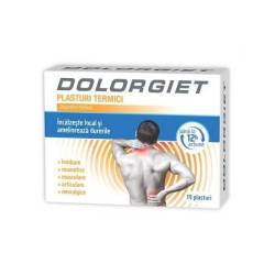 DOLORGIET - plasturi termici pentru dureri, 10 bucati, ZDROVIT