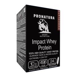 Impact Whey Protein, Pudra proteica din Zer cu aroma de ciocolata, 24 plicuri, Medica - ProNatura