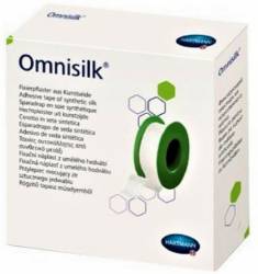 Hartmann Omnisilk plasture pe suport de matase 1.25cm/9.2m - 1 rola