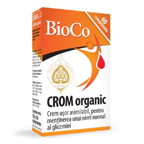 Crom Organic, 60 comprimate, BioCo