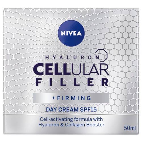 Crema de zi anti-imbatranire Hyaluron CellularFiller SPF 15, 50ml, Nivea