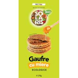 Gaufre Bio cu miere, 175g, Solaris