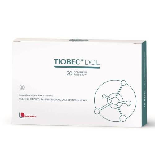 TIOBEC DOL - acid alfa-lipoic (acid tioctic), 20 comprimate, LABOREST