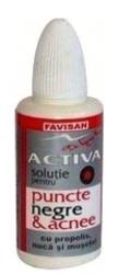 Solutie activa puncte negre eco-bio 30ml - FAVISAN