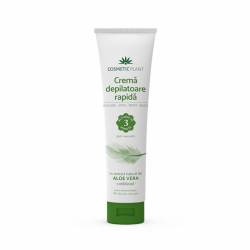 Cosmetic Plant Crema depilatoare rapida cu extract de aloe vera, 150ml