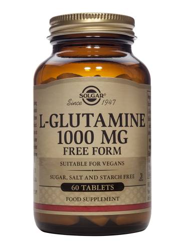L-Glutamina, 60 tablete, Solgar